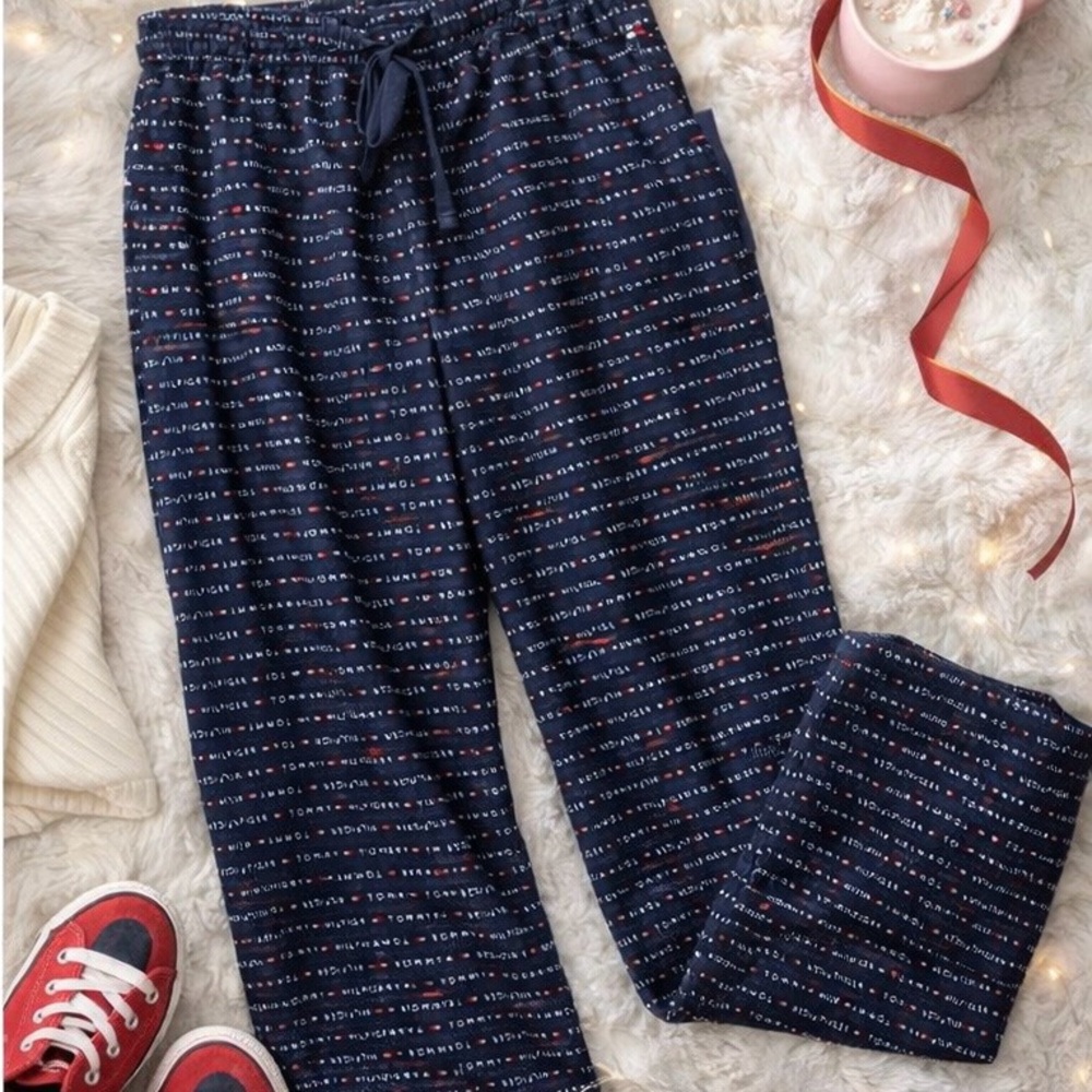 Rare Size L Tommy Hilfiger Nameplate Mens Pajama Pants (Great for chicks too!)